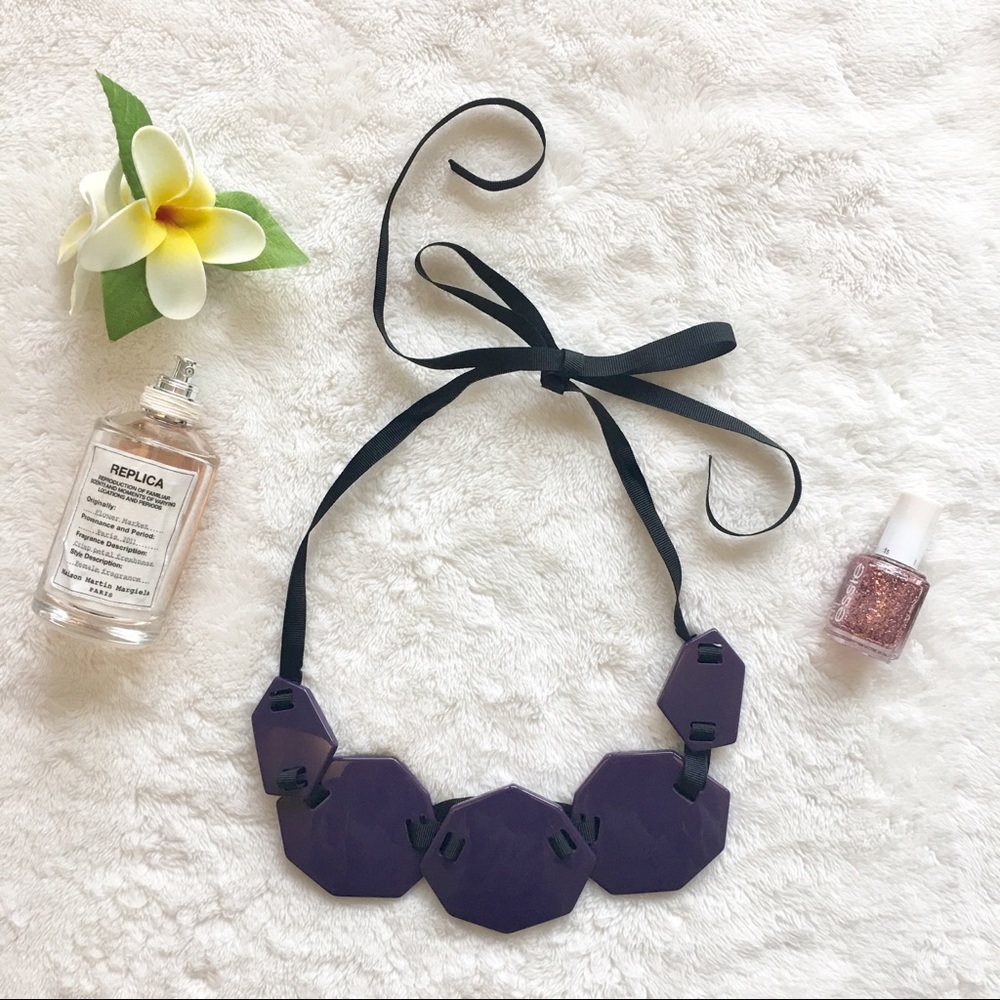 Octagonal statement necklace